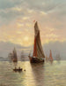 Scène de port - William Torgerson — vy av konstverket
