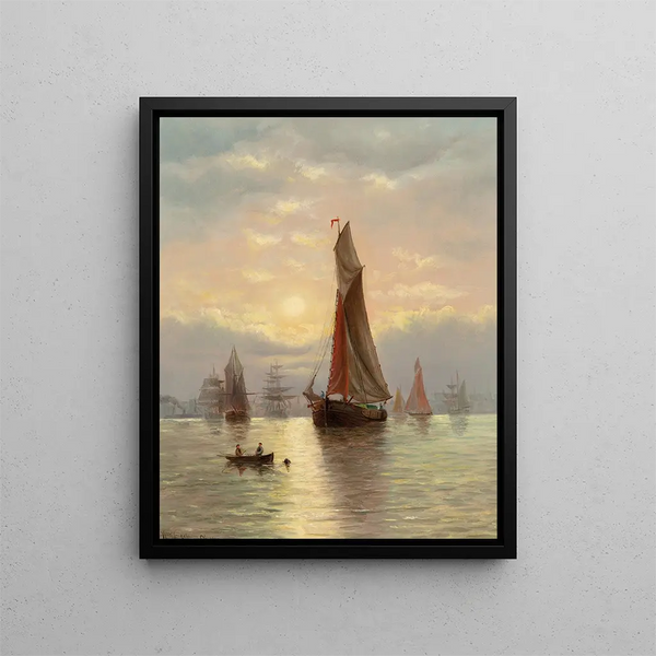 William Torgerson - Harbor Scene.webp