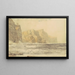 Château de Baldart, Kilkee, comté de Clare, Irland - William Trost Richards — inramlat konstverk på väggen
