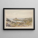 Fort Dumpling, Baie de Narragansett - William Trost Richards — inramlat konstverk på väggen
