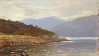William Trost Richards - Looking Westward Norway Lake Scene.webp