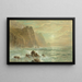 nära Land's End, Cornwall - William Trost Richards — inramlat konstverk på väggen