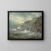 Vue de la maison des artistes Graycliff, Newport, Rhode Island - William Trost Richards — inramlat konstverk på väggen