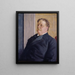 William Howard Taft - William Valentine Schevill — inramlat konstverk på väggen