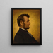 Abraham Lincoln - William Willard — inramlat konstverk på väggen