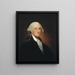 George Washington - William Winstanley — inramlat konstverk på väggen