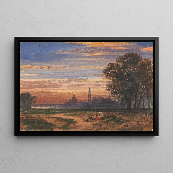 William Wyld - Dresden at sunset.webp