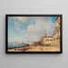 Venise Vy av Campanile och Santa Maria della Salute - William Wyld — inramlat konstverk på väggen