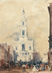 Vue de l'église Sainte-Marie à Londres - William Wyld — vy av konstverket