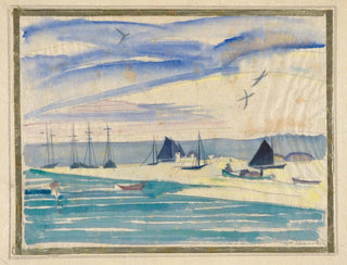 William Zorach - Harbor Scene.webp