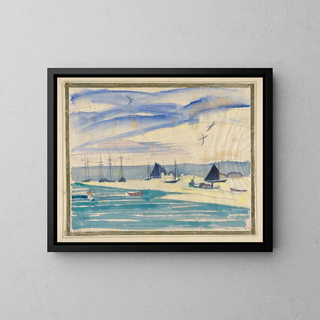 William Zorach - Harbor Scene.webp