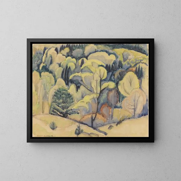 Nouveau Hampshire - William Zorach — inramlat konstverk på väggen