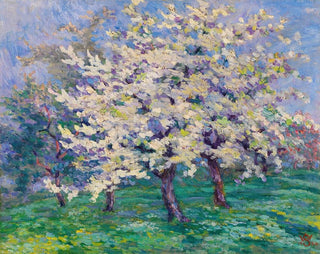 Willy Schlobach - Blhende Apfelbume.webp