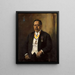Willem Martinus Godfried Schumann 1877-1952 Ordförande för folkets råd 1919-1925 - Willy Sluiter — inramlat konstverk på väggen