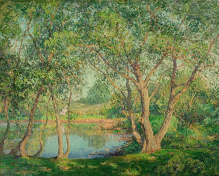 Lac caché - Wilson Henry Irvine — vy av konstverket
