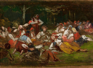 Wincenty Wodzinowski - Sketch for Harvesters resting.webp
