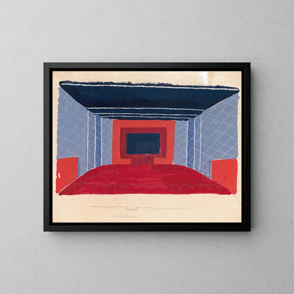 Winold Reiss - Design proposals for Puck Theater New York NY Interior perspective study.webp