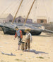 En korg med musslor - Winslow Homer — vy av konstverket