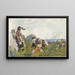 Cueilleurs de baies - Winslow Homer — inramlat konstverk på väggen