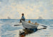 Pojkar i en doris - Winslow Homer — vy av konstverket