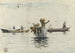 Quatre barques avec des enfants - Winslow Homer — vy av konstverket