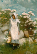 Fille et laurier - Winslow Homer — vy av konstverket