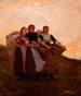 Lyssna på sädesärlan - Winslow Homer — vy av konstverket