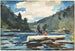 skogsskövling vid Hudsonfloden - Winslow Homer — vy av konstverket
