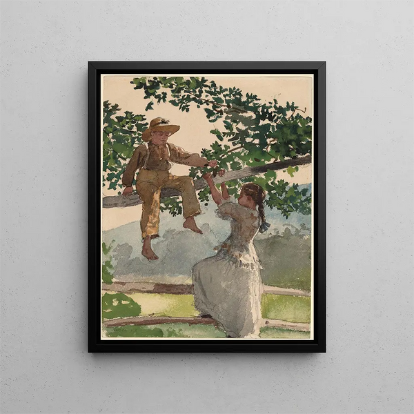 Winslow Homer - On the Fence.webp