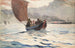 Fiskebåtar som återvänder - Winslow Homer — vy av konstverket