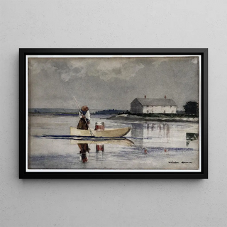 Winslow Homer - Spearing Eels.webp