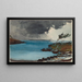 L'Orage qui approche - Winslow Homer — inramlat konstverk på väggen