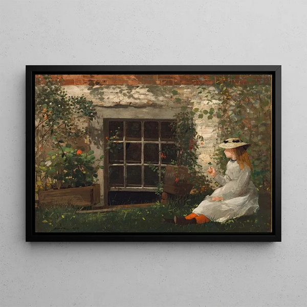 Le Trèfle à quatre feuilles - Winslow Homer — inramlat konstverk på väggen