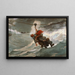La ligne de vie - Winslow Homer — inramlat konstverk på väggen