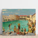 Reproduktion av målningen Winter in Florida av Sir John Lavery