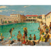 Reproduktion av målningen Winter in Florida av Sir John Lavery