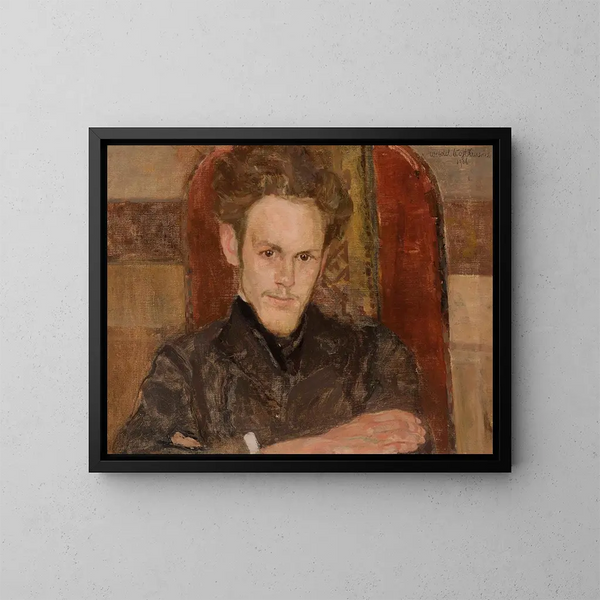 Portrait de Maksymilian Rosen - Witold Wojtkiewicz — inramlat konstverk på väggen
