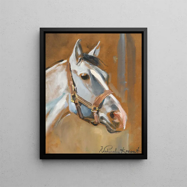 Wojciech Kossak - A Horses Head in Profile.webp