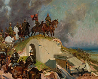 Wojciech Kossak - Battle Scene from the First World War.webp