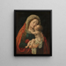 La Vierge à l'Enfant - Bernard van Orley ateljé — inramlat konstverk på väggen