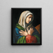 Notre-Dame des Douleurs - Atelier de Bernardino Luini — inramlat konstverk på väggen