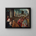 L'Adoration des Mages - Atelier de Cornelis Engebrechtsz — inramlat konstverk på väggen