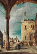 Caprice vénitien - Atelier de Francesco Guardi — vy av konstverket