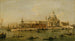 Venise, la Dogana et Santa Maria della Salute - Atelier de Francesco Guardi — vy av konstverket