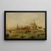 Venise, la Dogana et Santa Maria della Salute - Atelier de Francesco Guardi — inramlat konstverk på väggen