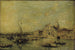 Vue de San Giorgio Maggiore - Atelier de Francesco Guardi — vy av konstverket