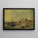 Vue de San Giorgio Maggiore - Atelier de Francesco Guardi — inramlat konstverk på väggen