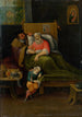 målning La Visite des malades des Sept Œuvres de Miséricorde - Atelier de Frans Francken le Jeune — vy av konstverket