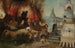 La Tentation de Saint Antoine - Atelier de Herri met de Bles — vy av konstverket