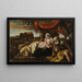Le Mariage mystique de Sainte Catherine - Atelier de Jacopo Bassano — inramlat konstverk på väggen